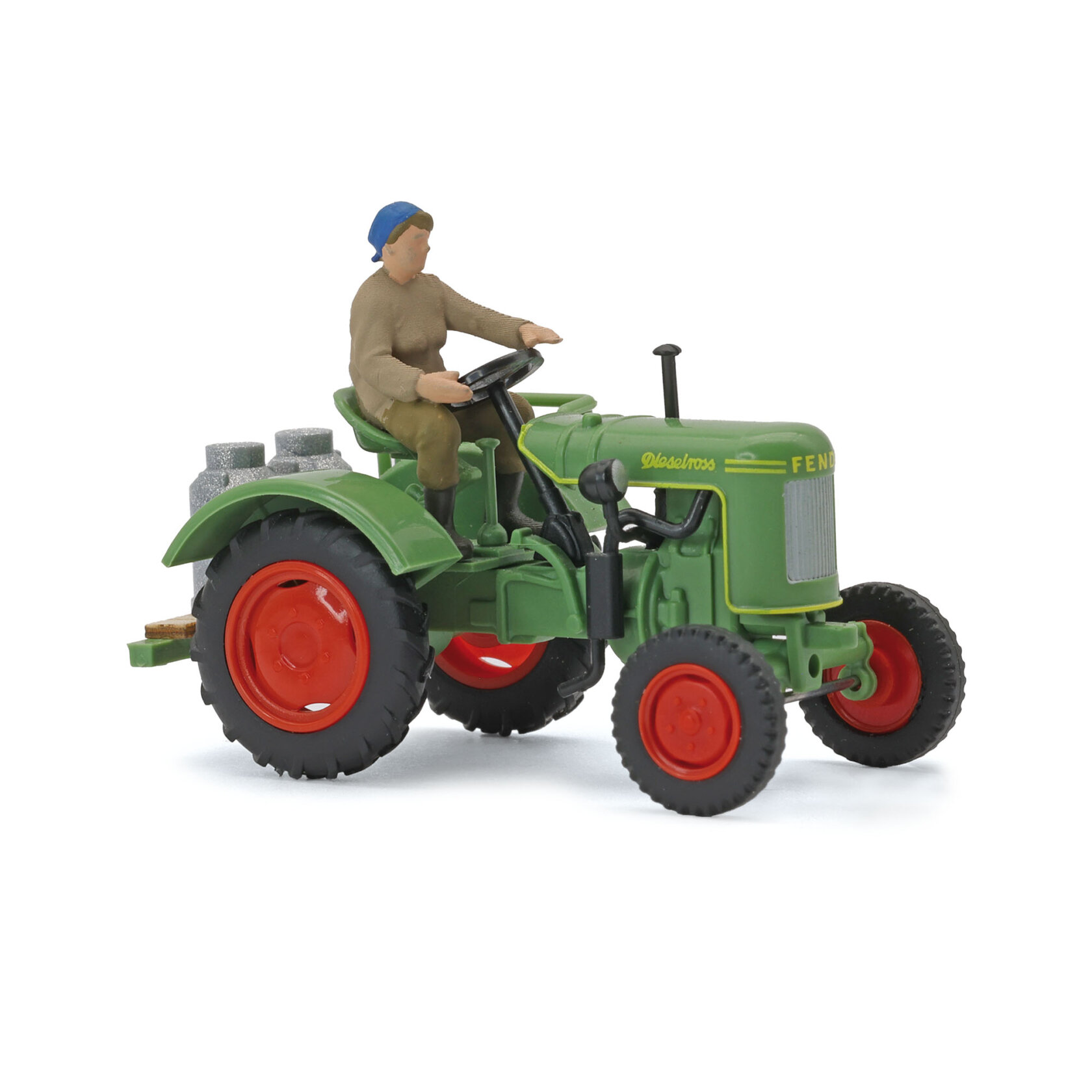 Busch 54154 Fendt F15 “Dieselross”, mit Bäuerin und Milchkannen, Spur H0, Neuheit 2026
